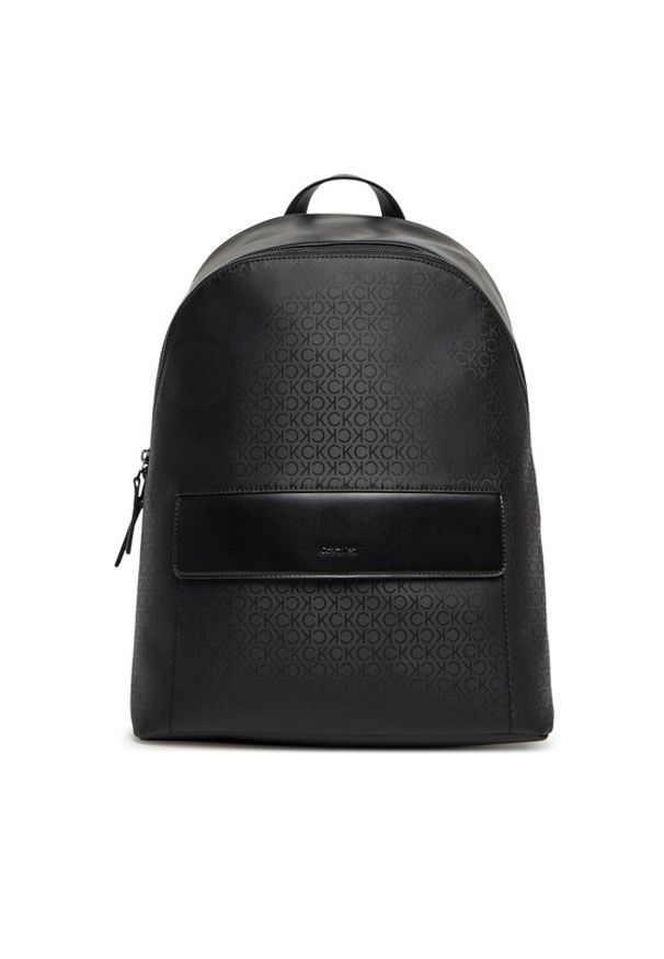 Calvin Klein Plecak Ck Sleek 2G Round Bp Mono K50K512959 Czarny. Kolor: czarny. Materiał: materiał