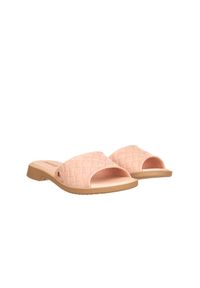 Klapki Azaleia Simone Comfy Flat Rast Nude Beige 198018, Róż/Beż, Tworzywo. Kolor: czarny. Materiał: tworzywo sztuczne. Sezon: lato #5