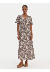 Weekend Max Mara Sukienka letnia Pagine 2615221081 Kolorowy Regular Fit. Materiał: jedwab. Wzór: kolorowy. Sezon: lato #1