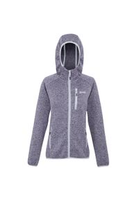 Regatta - Damska Bluza Z Kapturem Newhill II Marl Full Zip. Typ kołnierza: kaptur. Kolor: fioletowy, różowy, niebieski, wielokolorowy. Sport: turystyka piesza