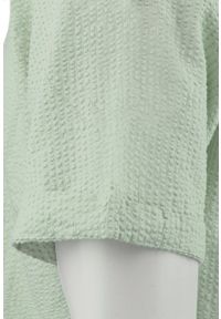 Weekendowa Koszula Męska z Kory Bawełnianej - Brave Soul - Miętowa Zieleń. Kolor: miętowy. Materiał: bawełna. Styl: sportowy #7