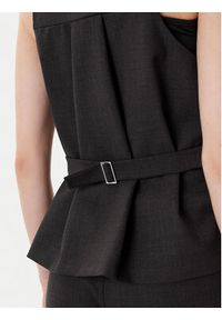 MAX&Co. Kamizelka garniturowa Colour 2526156022200 Czarny Regular Fit. Kolor: czarny. Materiał: syntetyk