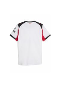 Puma - Męska koszulka wyjazdowa authentic AC Milan 25/26 PUMA White For All Time Red. Kolor: biały, czerwony, wielokolorowy