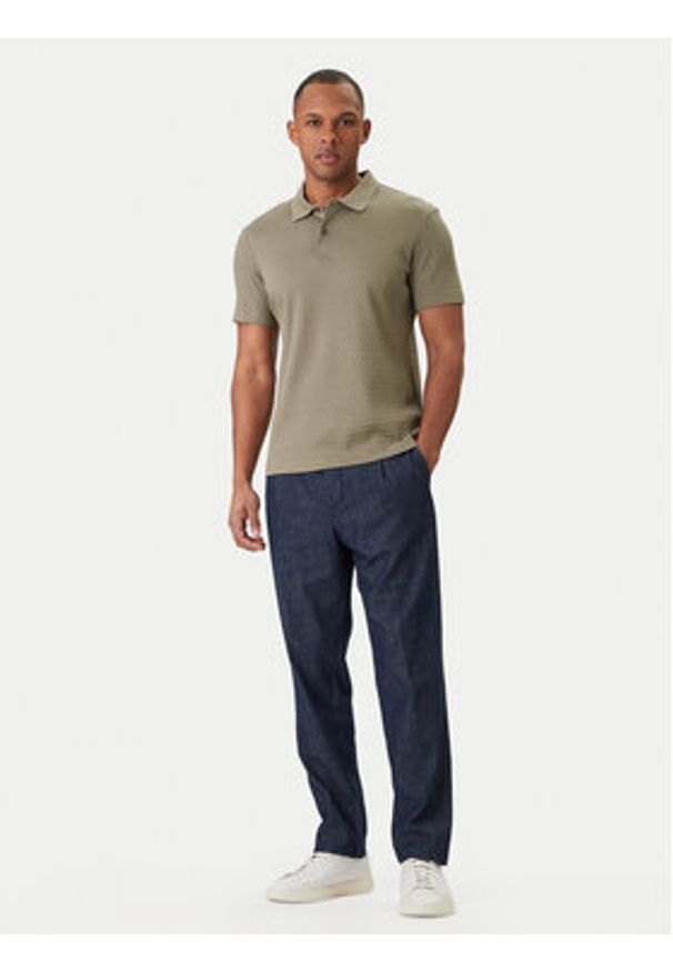 JOOP! Polo Jorge 30101934 Zielony Slim Fit. Typ kołnierza: polo. Kolor: zielony. Materiał: bawełna