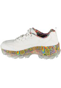 skechers - Buty sportowe Sneakersy damskie, Jen Stark: Hi-Ryze - Deco Drip. Kolor: biały. Sport: turystyka piesza