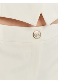 Marella Chinosy Dotto 2513781014 Biały Slim Fit. Kolor: biały. Materiał: syntetyk #2