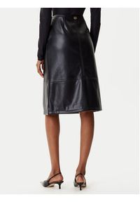 TwinSet - TWINSET Spódnica z imitacji skóry 252TP2233 Czarny Regular Fit. Kolor: czarny. Materiał: skóra #5