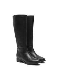 Geox Oficerki D Felicity D D84G1D 00043 C9999 Czarny. Kolor: czarny. Materiał: skóra #5
