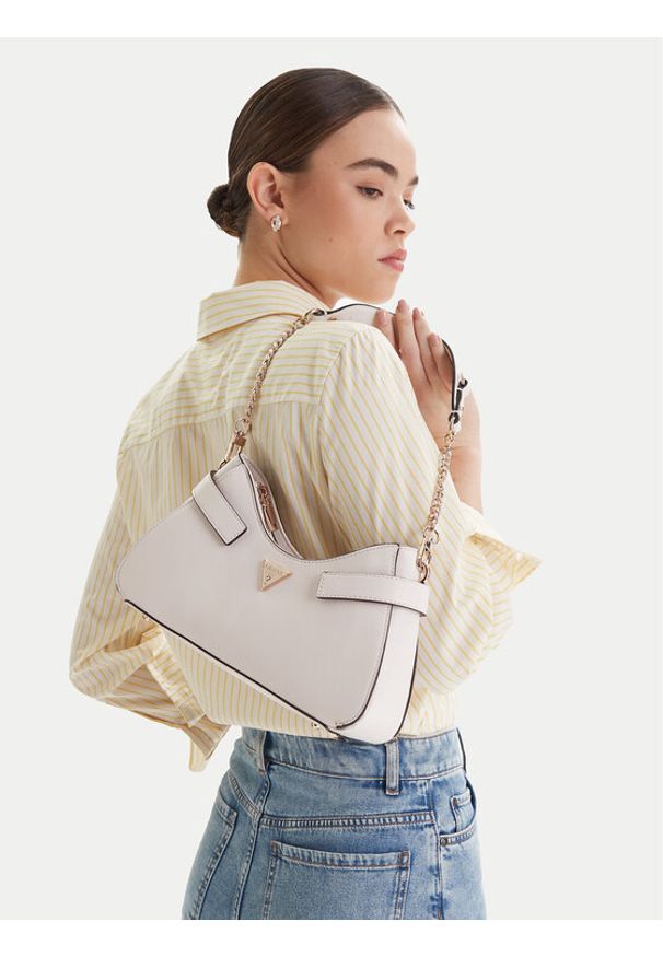 Guess Torebka Serenova HWZG80 91180 Écru. Kolor: kremowy. Materiał: skórzane