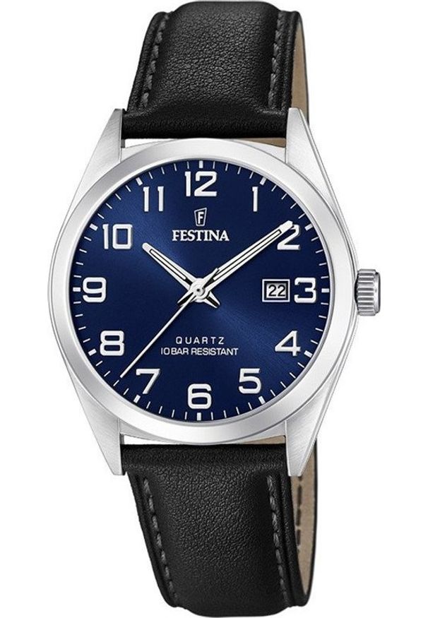 Zegarek Festina Zegarek męski Festina F20446-2 czarny. Kolor: czarny