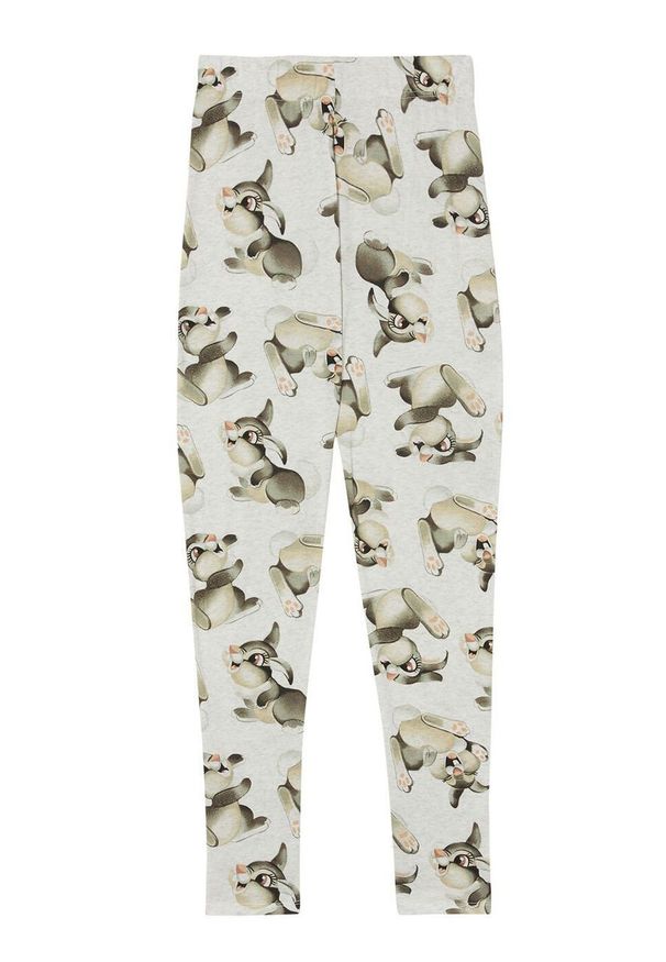Undiz Legginsy damskie kolor szary wzorzyste. Stan: podwyższony. Kolor: szary. Materiał: dzianina