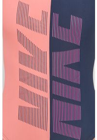 Nike - Strój kąpielowy. Kolor: różowy. Materiał: dzianina #3