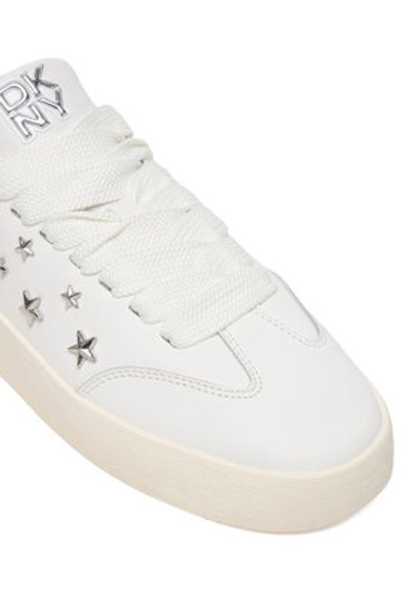 DKNY Sneakersy Glynda K1624481 Biały. Kolor: biały. Materiał: skóra