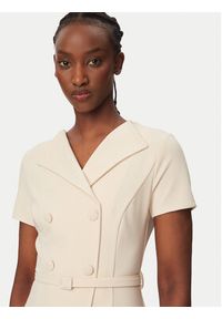 Rinascimento Sukienka koktajlowa CFC0127893003 Beżowy Slim Fit. Kolor: beżowy. Materiał: syntetyk. Styl: wizytowy #4