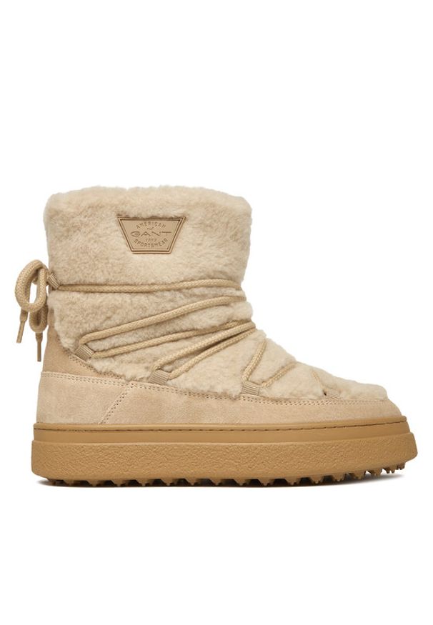 GANT - Gant Śniegowce 31541101 Écru. Materiał: wełna