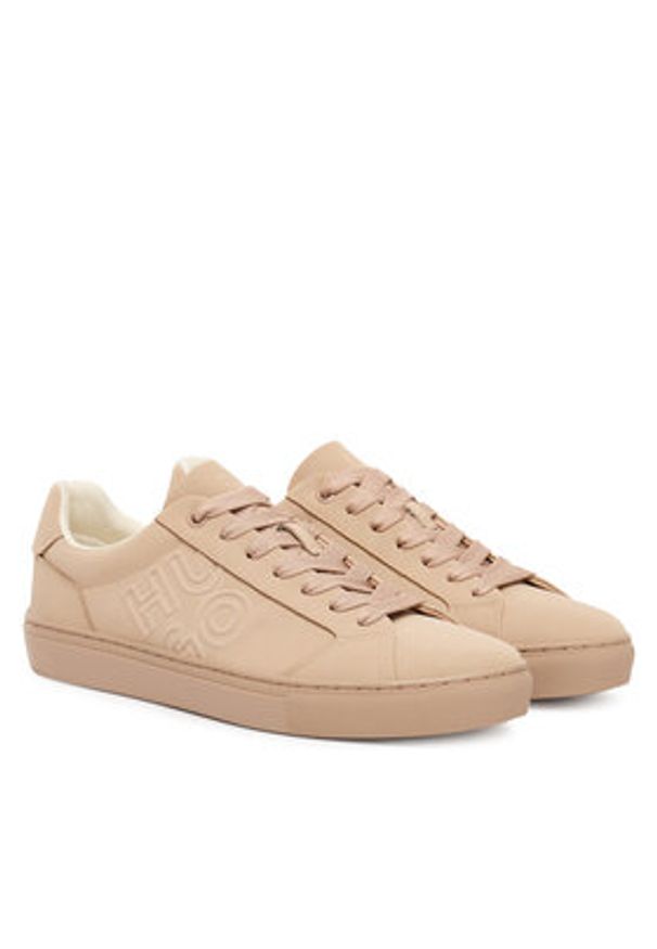Hugo - HUGO Sneakersy Morrie 50548192 Brązowy. Kolor: brązowy. Materiał: skóra