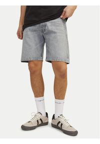 Jack & Jones - Jack&Jones Szorty jeansowe Chris Cooper 12252868 Szary Relaxed Fit. Kolor: szary. Materiał: bawełna