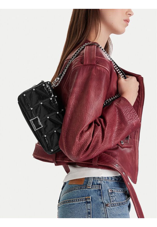 Karl Lagerfeld - KARL LAGERFELD Torebka A4W30051 Czarny. Kolor: czarny. Materiał: skórzane