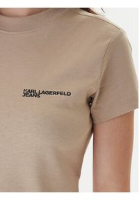 Karl Lagerfeld Jeans T-Shirt A1W17004 Zielony Slim Fit. Kolor: zielony. Materiał: bawełna #2