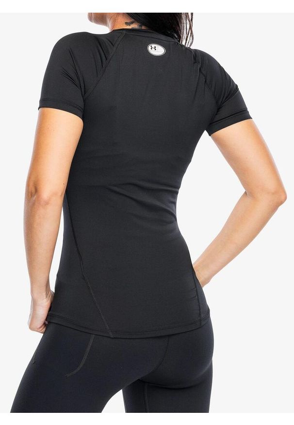 Koszulka treningowa damska Under Armour HeatGear Authentics Compression. Kolor: czarny. Sport: fitness