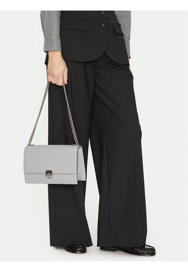 Calvin Klein Jeans Torebka K60K612709 Szary. Kolor: szary. Materiał: skórzane