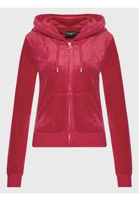 Juicy Couture Bluza Robertson JCAP176 Czerwony Slim Fit. Kolor: czerwony. Materiał: syntetyk