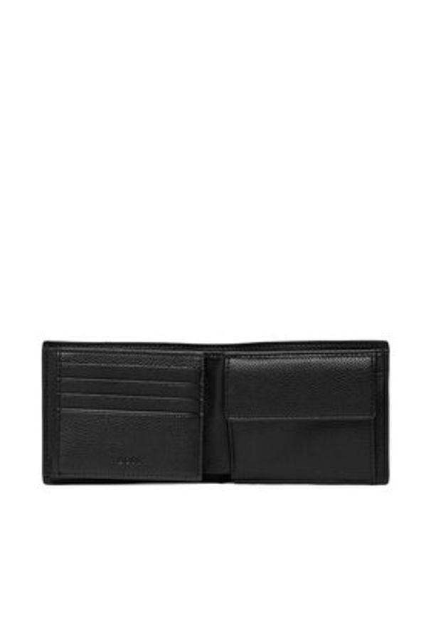 BOSS Duży Portfel Męski 50536503 Czarny. Kolor: czarny. Materiał: skóra