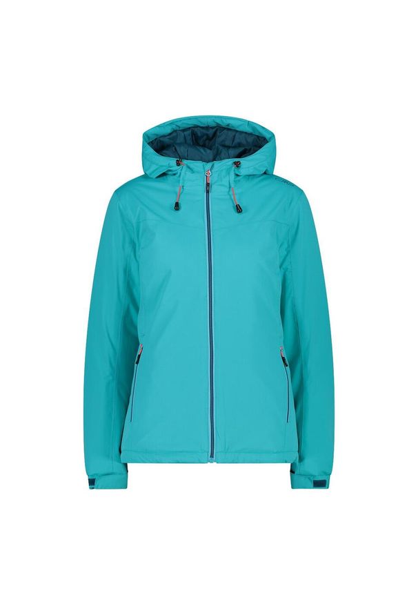 Kurtka damska turystyczna CMP 31Z1576. Kolor: niebieski. Materiał: softshell. Sport: turystyka piesza