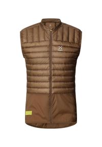 Haglöfs - Kamizelka puchowa L.I.M Intense Trail Down Vest. Kolor: brązowy. Materiał: puch