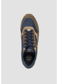 Aeronautica Militare - AERONAUTICA MILITARE Granatowo-brązowe sneakersy męskie, Rozmiar 43. Okazja: na co dzień. Kolor: niebieski #2