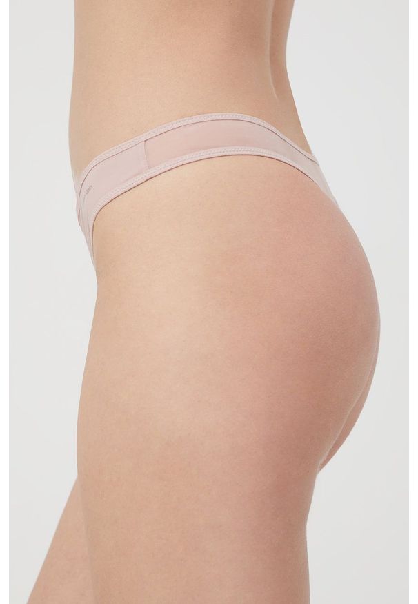 Calvin Klein Underwear stringi kolor różowy. Kolor: różowy
