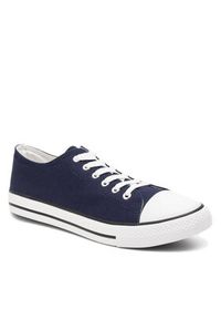Lanetti Trampki MSS20503-01A Granatowy. Kolor: niebieski. Materiał: materiał #2