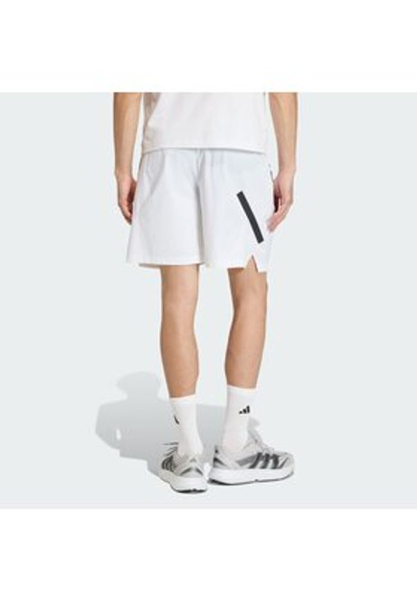 Adidas - adidas Szorty sportowe Z.N.E. KD8489 Biały Regular Fit. Kolor: biały. Materiał: syntetyk. Styl: sportowy