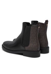 MICHAEL Michael Kors Sztyblety Hazel Chelsea Bootie 40F4HZMEFL Czarny. Kolor: czarny. Materiał: skóra #5