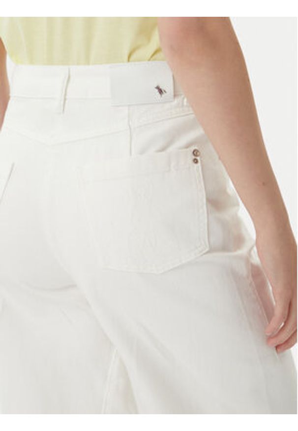 Patrizia Pepe Jeansy 2P1756/D107-W146 Biały Relaxed Fit. Kolor: biały