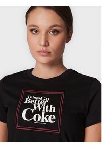 Puma T-Shirt COCA-COLA 536186 Czarny Regular Fit. Kolor: czarny. Materiał: bawełna