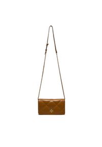 Tory Burch Torebka Kira iamond Quilt Chain Wallet 158624 Brązowy. Kolor: brązowy. Materiał: skórzane #5