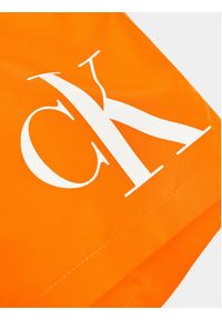 Calvin Klein Swimwear Szorty kąpielowe KV0KV00023 Pomarańczowy Regular Fit. Kolor: pomarańczowy. Materiał: syntetyk