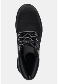 Trapery damskie Timberland STONE STREET 6 INCH BOOTS. Okazja: na spacer. Kolor: czarny. Materiał: guma, materiał. Szerokość cholewki: normalna. Sezon: zima. Styl: street #3