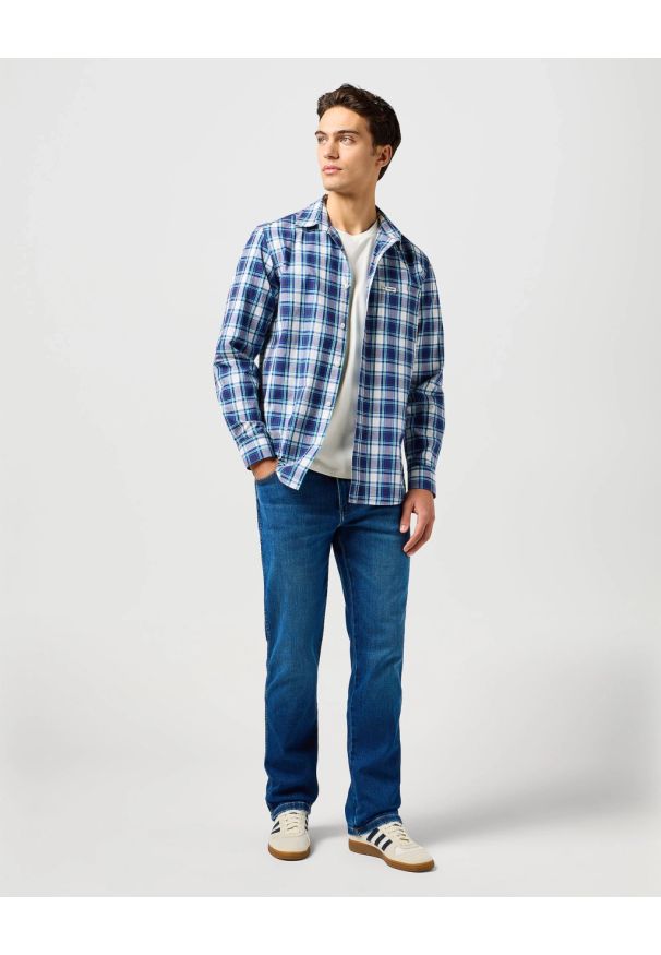 Wrangler - MESKIE SPODNIE WRANGLER TEXAS VERDANT TONE 112364455