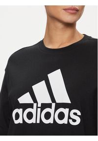 Adidas - adidas T-Shirt Essentials Big Logo Boyfriend T-Shirt HR4931 Czarny Loose Fit. Kolor: czarny. Materiał: bawełna