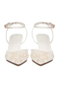 DeeZee Czółenka CEO-CD25-09-3 Biały. Kolor: biały. Materiał: materiał #3