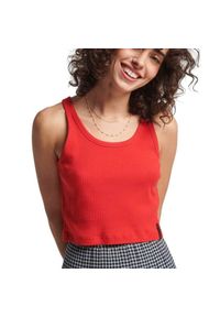 Stylowa koszulka sportowa damska Superdry Vintage Crop. Kolor: wielokolorowy. Materiał: bawełna