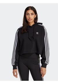 Adidas - adidas Bluza IB7388 Czarny Relaxed Fit. Kolor: czarny. Materiał: bawełna