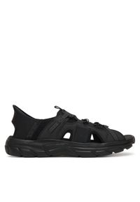 skechers - Skechers Sandały Revolted SS - Merrick 205181/BLK Czarny. Kolor: czarny. Materiał: skóra #1