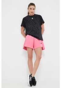 adidas Originals t-shirt bawełniany kolor czarny. Kolor: czarny. Materiał: bawełna. Długość rękawa: krótki rękaw. Długość: krótkie. Styl: klasyczny #4