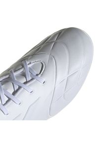 Adidas - Buty piłkarskie adidas Copa Pure.3 Fg HQ8943 białe. Kolor: biały. Materiał: skóra. Szerokość cholewki: normalna. Sport: piłka nożna #4