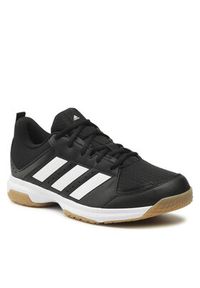 Adidas - adidas Buty halowe Ligra 7 M FZ4658 Czarny. Kolor: czarny. Materiał: skóra #9