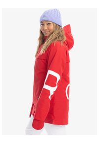 Kurtka narciarska damska Roxy x Chloe Kim Overhead. Kolor: czerwony. Sezon: zima. Sport: narciarstwo
