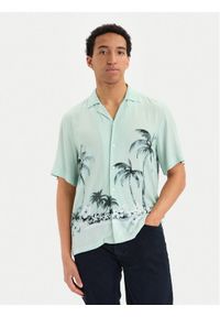 BOSS Koszula Rayer 50559632 Turkusowy Regular Fit. Kolor: turkusowy. Materiał: wiskoza #1